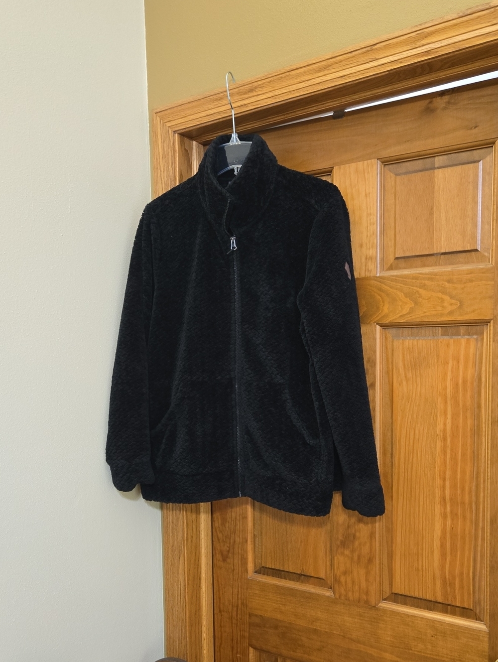 Free Country Black Plush Full-Zip Women's Jacket